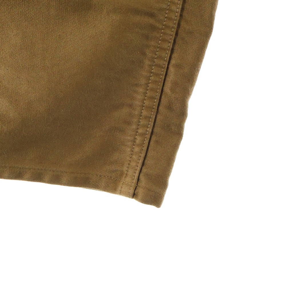 VISVIM(ヴィスヴィム) FLUXUS 10 MOLESKIN CHINO PANTS モールスキン チノパンツ ブラウン 0124205008001