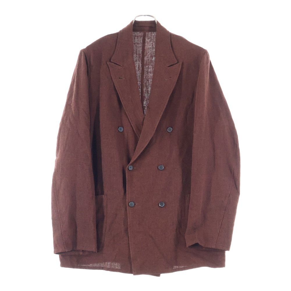 MAATEE&SONS(マーティーアンドサンズ) W BREASTED JACKET ブレステッド テーラードジャケット ブラウン MTUN1303-0007