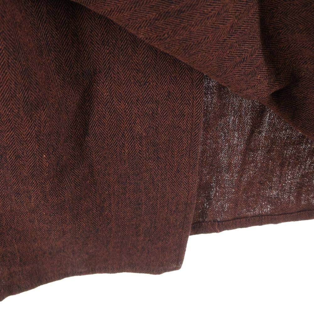 MAATEE&SONS(マーティーアンドサンズ) W BREASTED JACKET ブレステッド テーラードジャケット ブラウン MTUN1303-0007