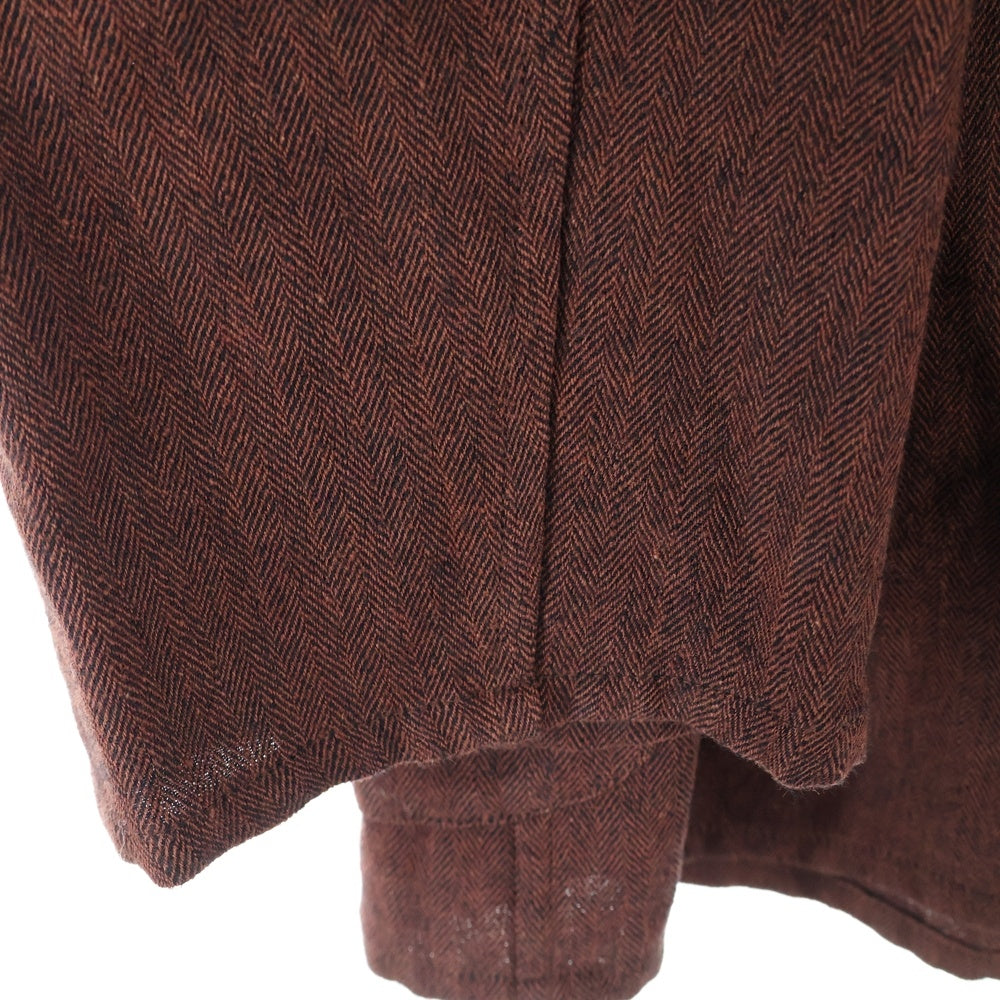 MAATEE&SONS(マーティーアンドサンズ) W BREASTED JACKET ブレステッド テーラードジャケット ブラウン MTUN1303-0007