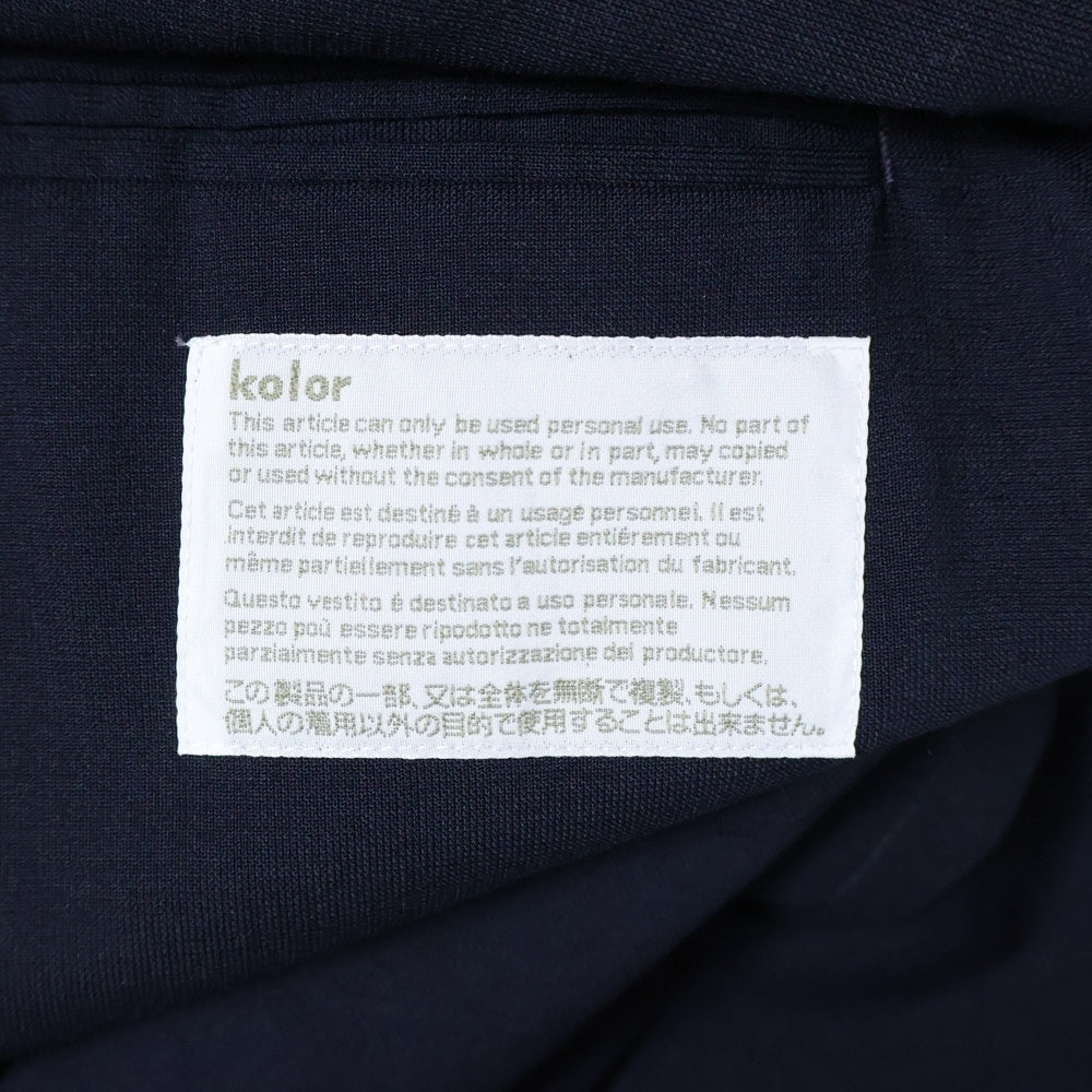 kolor(カラー) 19SS テーラードジャケット ネイビー 19SCM-J07112