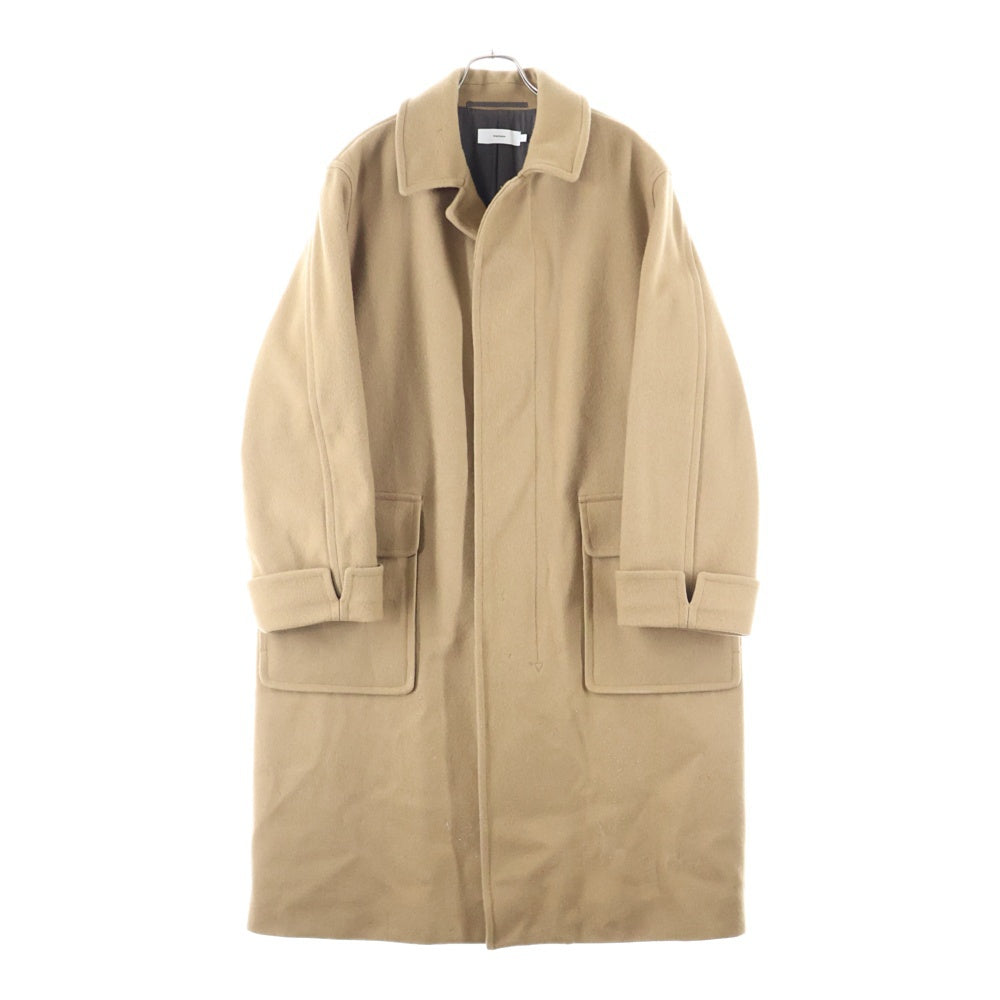 Graphpaper(グラフペーパー) Wool Cashmere Long Coat ウールカシミヤロングコート ベージュ GM184-10511B