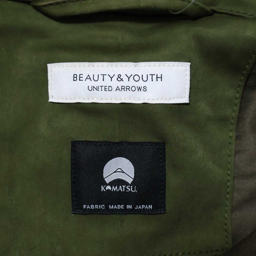BEAUTY&YOUTH UNITED ARROWS(ビューティーアンドユースユナイテッドアローズ) ミリタリーコート 1225-104-8196 カーキ