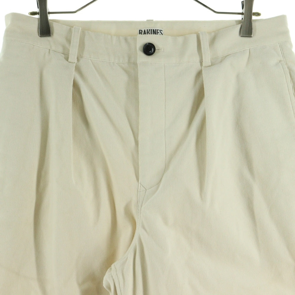 RAKINES(ラキネス) コーディロイパンツ アイボリー 04F20AF029P