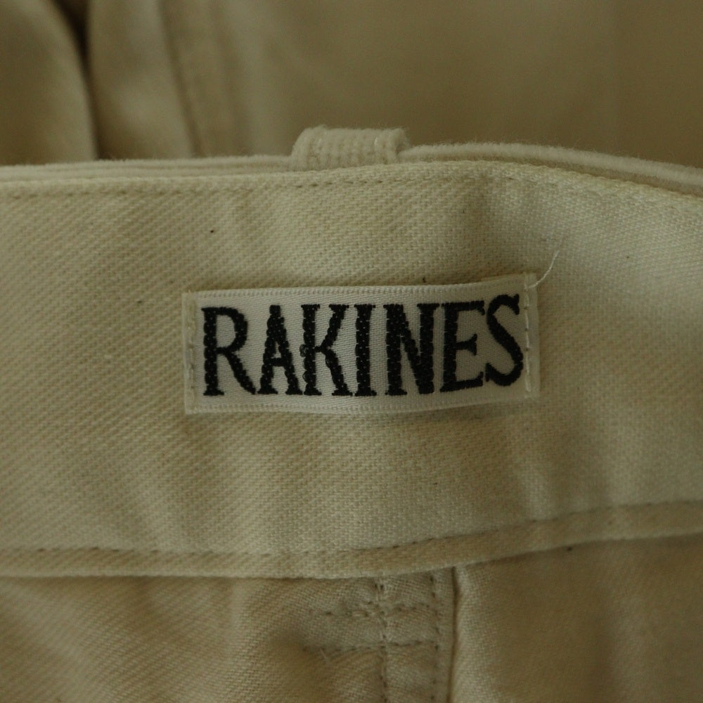 RAKINES(ラキネス) コーディロイパンツ アイボリー 04F20AF029P
