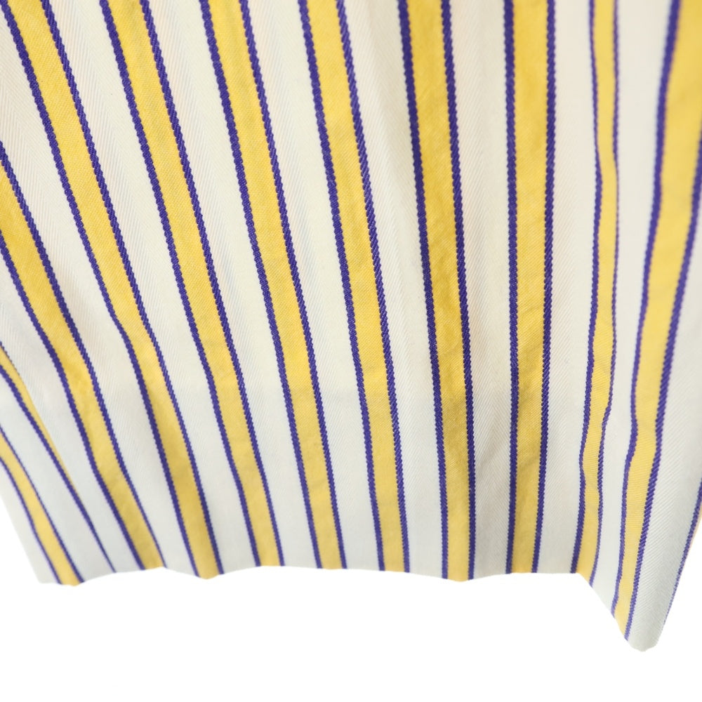 NEAT(ニート) 20SS LAL STRIPE WIDE FIT ストライプ ワイド スラックスパンツ イエロー