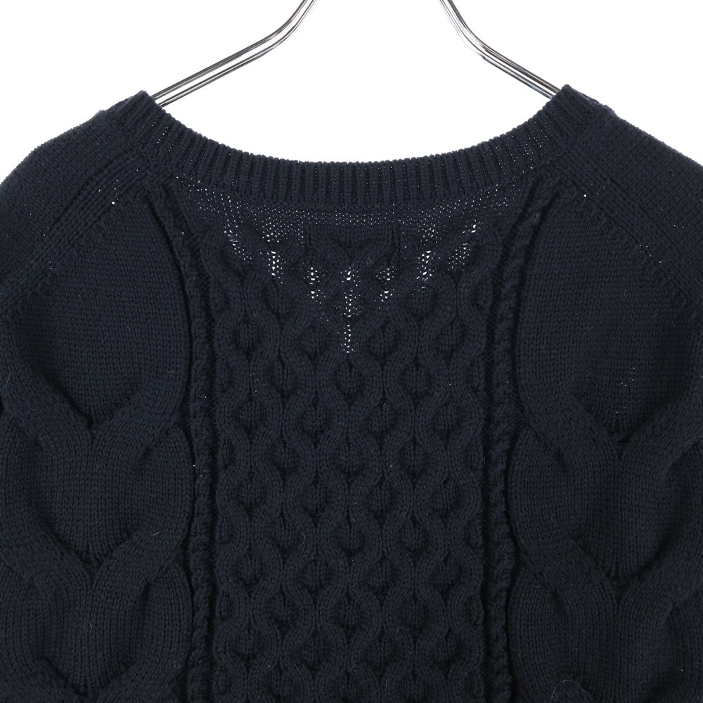 VAINL ARCHIVE(バイナルアーカイブ) 20AW ウールニット ベスト VASK004 ブラック