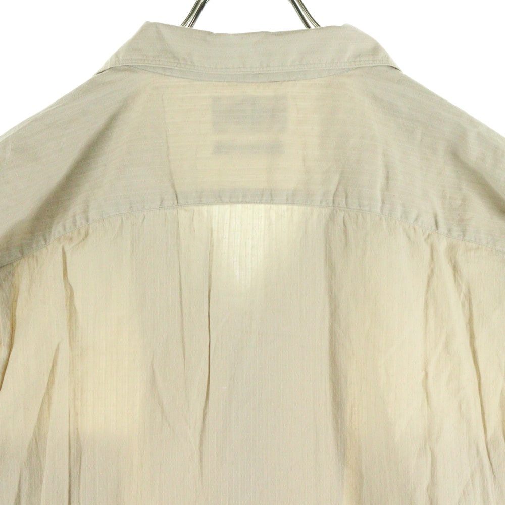 Marvine Pontiak shirt makers(マーヴィンポンティアックシャツメイカーズ) Bubbly SH フロントポケット 半袖シャツ ベージュ MPSM-2204S