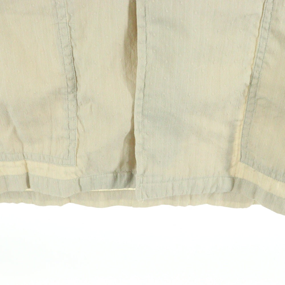 Marvine Pontiak shirt makers(マーヴィンポンティアックシャツメイカーズ) Bubbly SH フロントポケット 半袖シャツ ベージュ MPSM-2204S