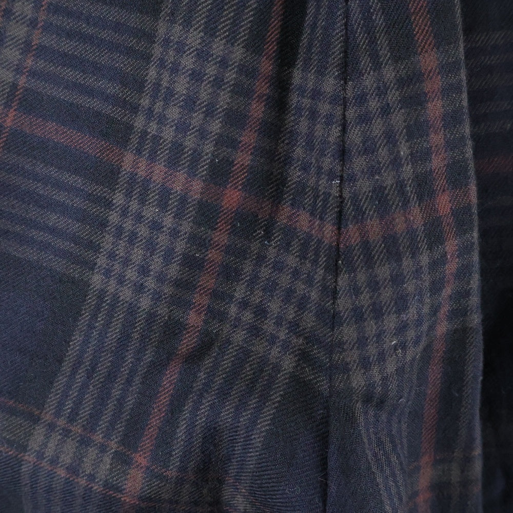 salvy(サヴィー) DADDY CHECK TROUSERS スラックスパンツ ブラウン SV06-75M18C