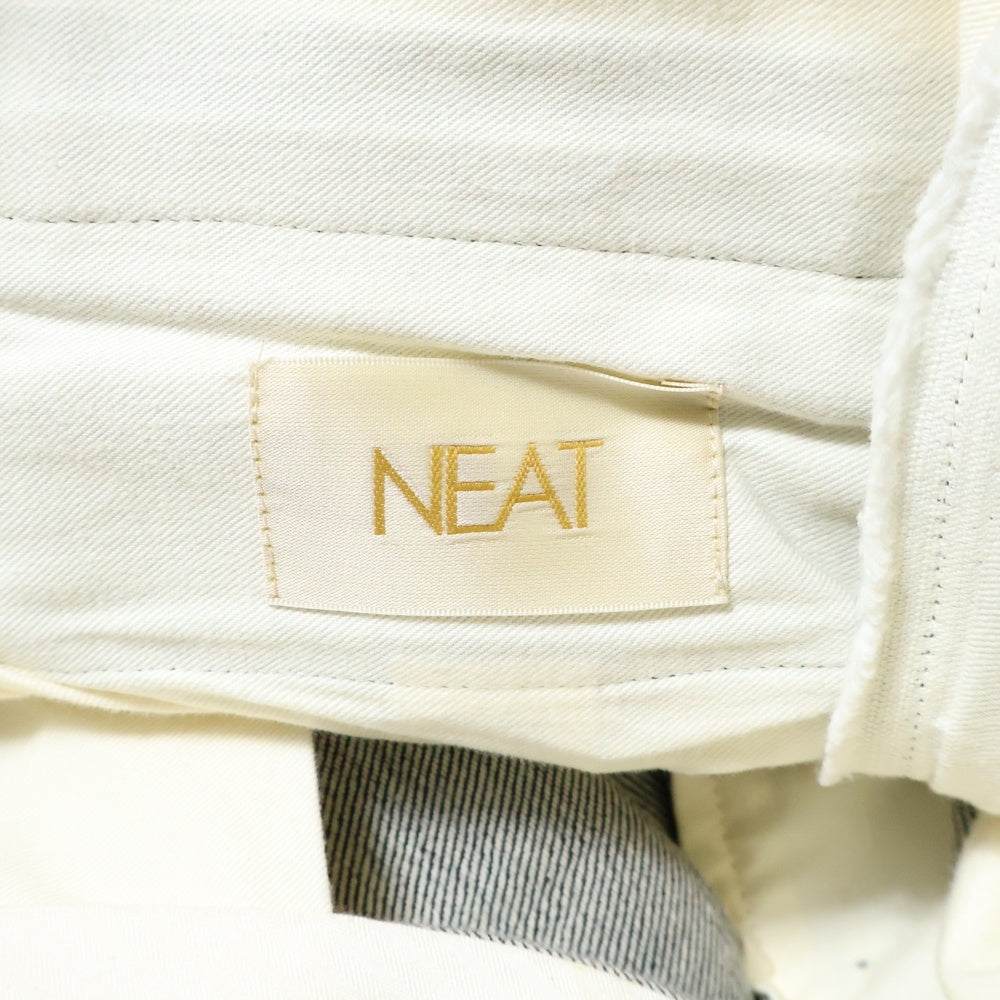 NEAT(ニート) 2タック デニムトラウザーズパンツ ブラック
