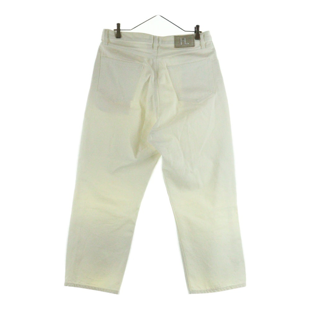 HERILL(ヘリル) HERILL ヘリル タックデニムワイドトラウザーズパンツ アイボリー 21-030-HL-8000-1