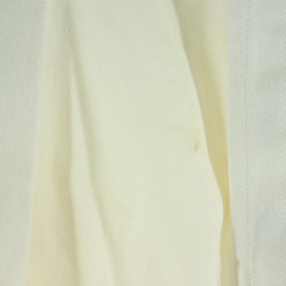 HERILL(ヘリル) HERILL ヘリル タックデニムワイドトラウザーズパンツ アイボリー 21-030-HL-8000-1