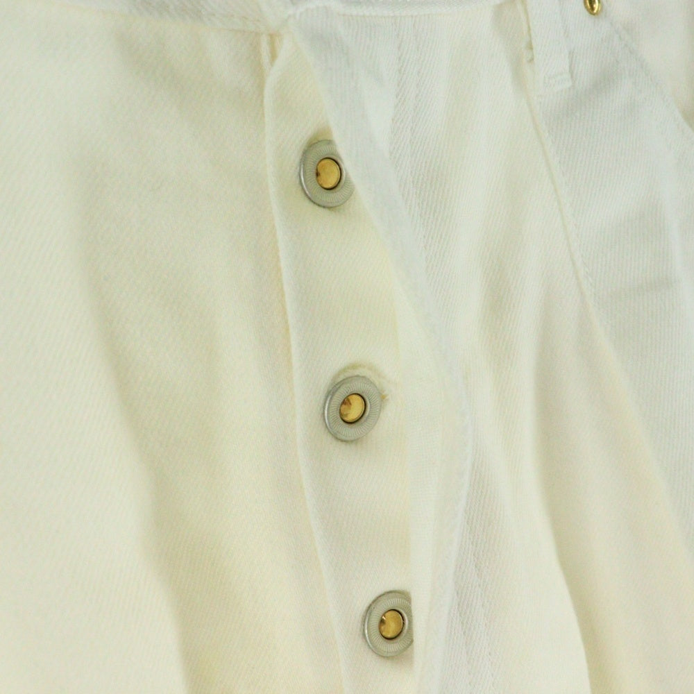 HERILL(ヘリル) HERILL ヘリル タックデニムワイドトラウザーズパンツ アイボリー 21-030-HL-8000-1