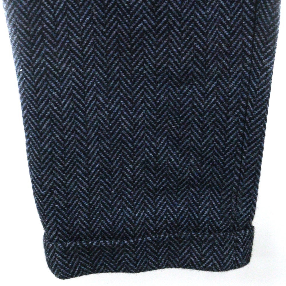 NEAT(ニート) へリンボーン柄 オーバーオール オールインワン サロペット ネイビー