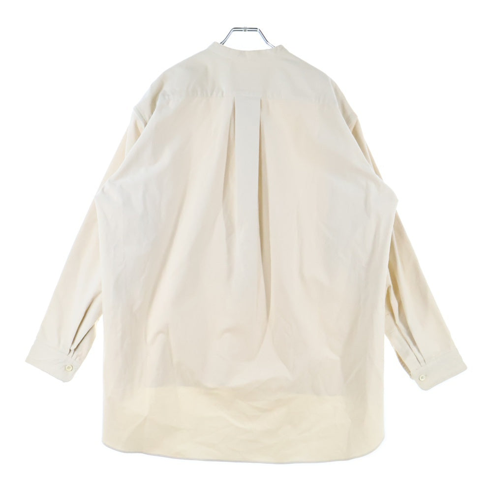 RAKINES(ラキネス) コーデュロイ プルオーバーロングスリーブシャツ アイボリー 04F20AF028S