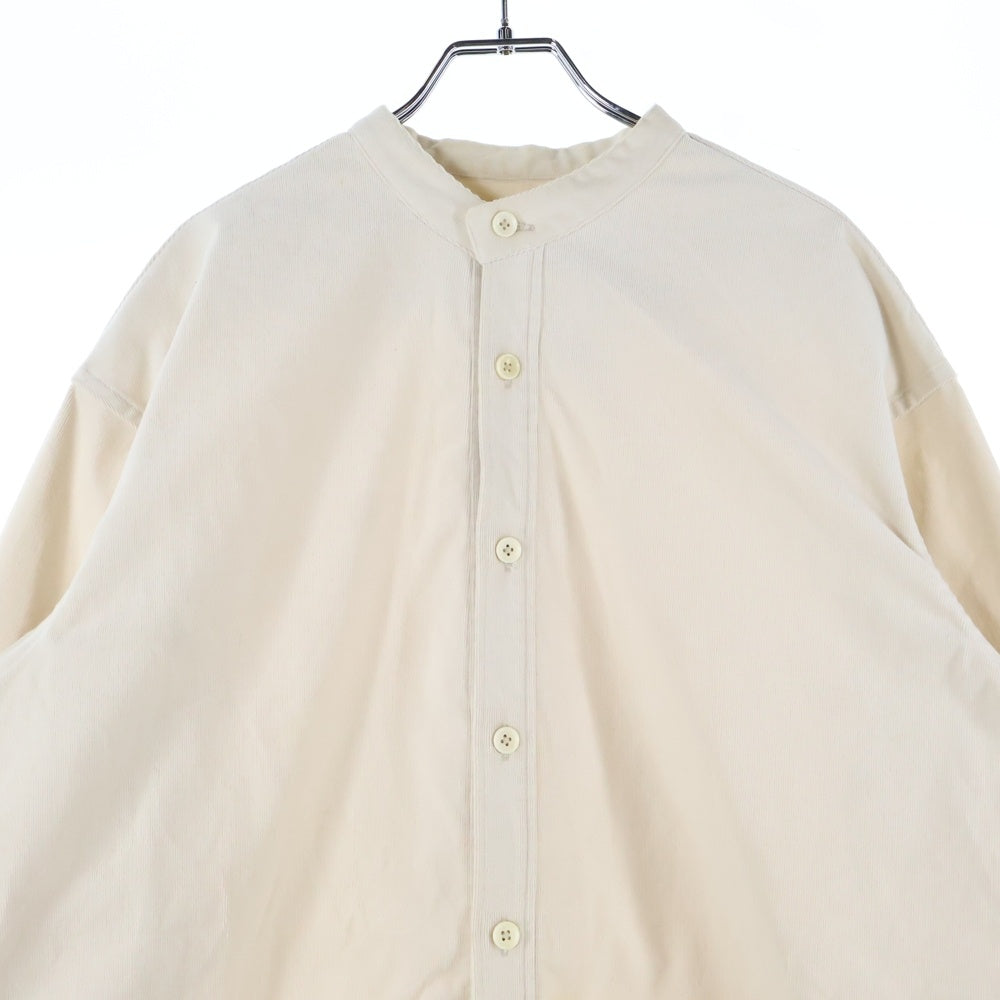 RAKINES(ラキネス) コーデュロイ プルオーバーロングスリーブシャツ アイボリー 04F20AF028S