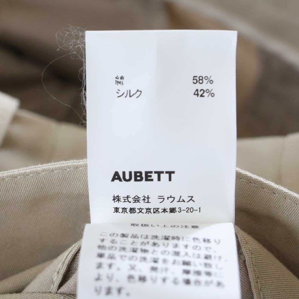 NO BRAND(ノーブランド) AUBETT オーベット ストレートパンツ ベージュ 21-01-001