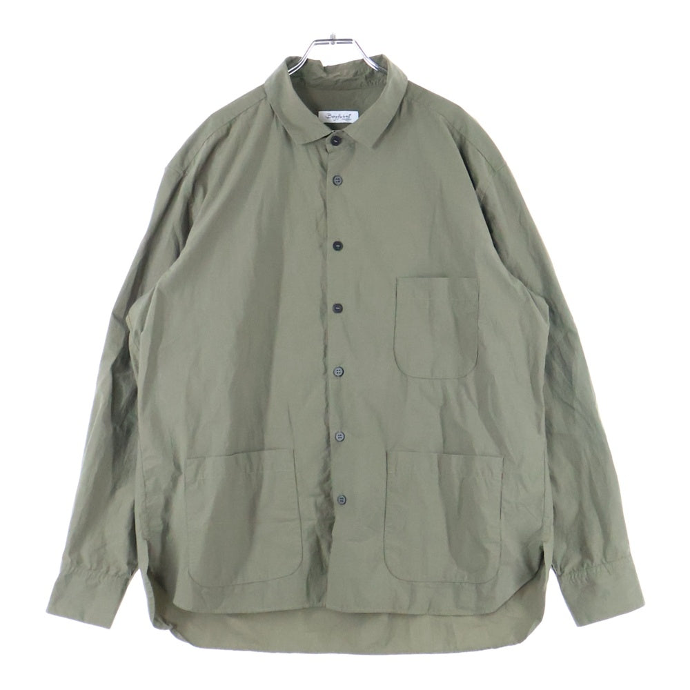 Bergfabel(バーグファベル) Bergfabel バーグファベル ロングスリーブシャツ カーキ BFMSH40