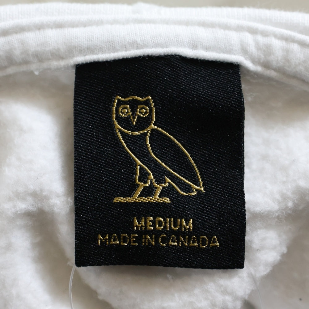 October's Very Own(オクトーバーズベリーオウン) 21SS OVO Bubble Hoodie バブル ロゴプリント プルオーバーパーカー ホワイト