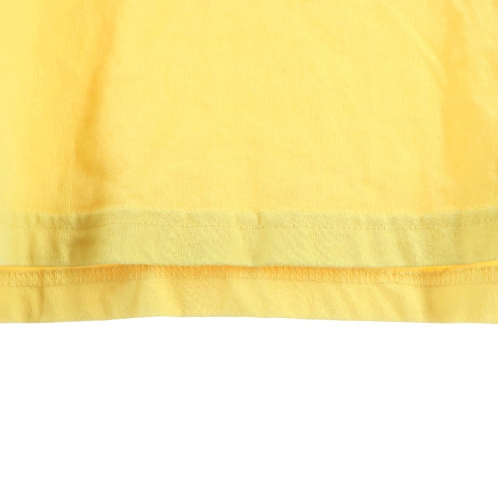 October's Very Own(オクトーバーズベリーオウン) OVO Marigold Crest T-shirt ロゴプリント クルーネックTシャツ イエロー