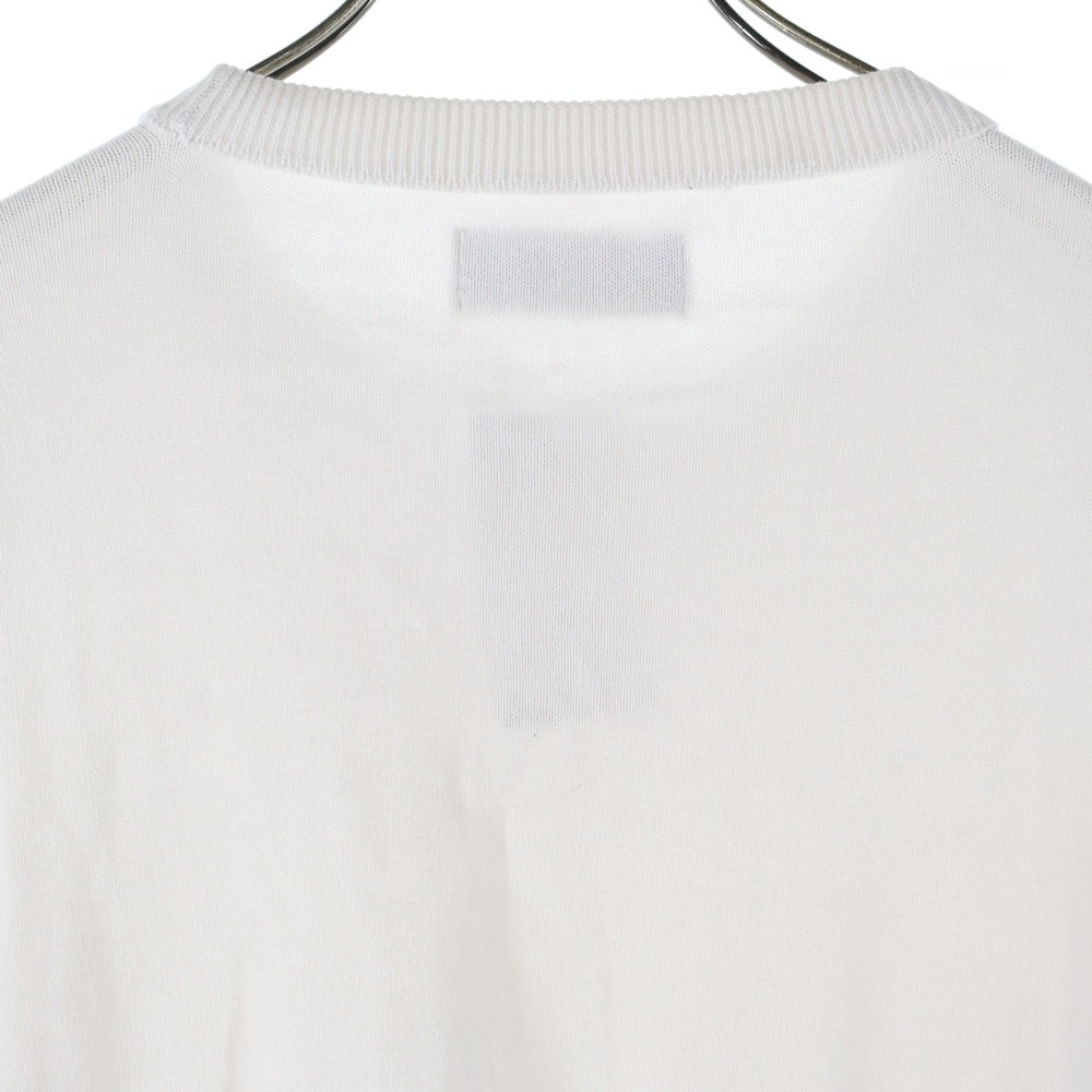 STONE ISLAND(ストーンアイランド) 22SS SOFT COTTON CREW ソフトコットン クルーネックニットセーター 7615540B2 ホワイト