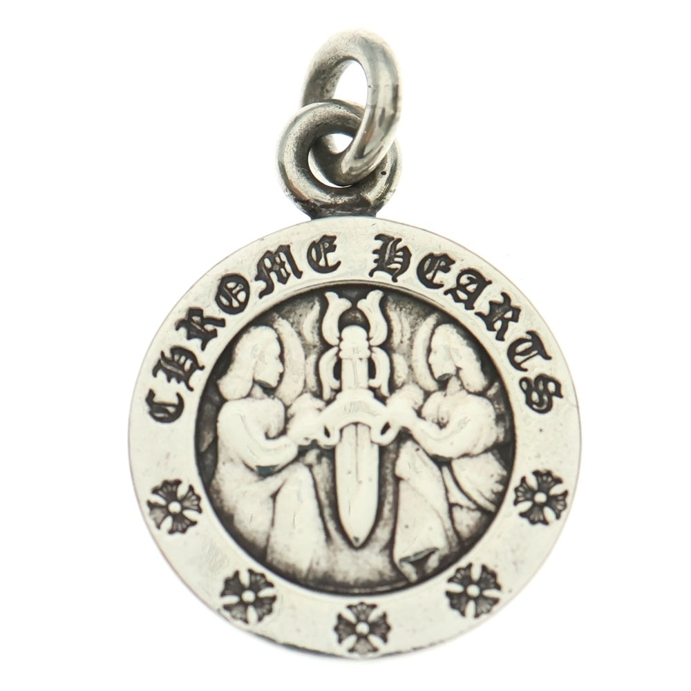 CHROME HEARTS(クロムハーツ) CHRM ANGL MDL V2 エンジェルメダルチャーム ペンダントトップ シルバーBCA229