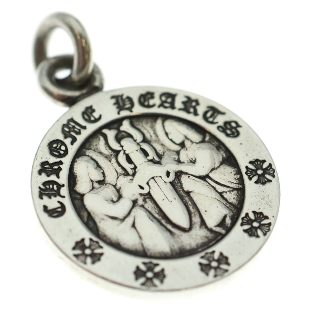CHROME HEARTS(クロムハーツ) CHRM ANGL MDL V2 エンジェルメダルチャーム ペンダントトップ シルバーBCA229