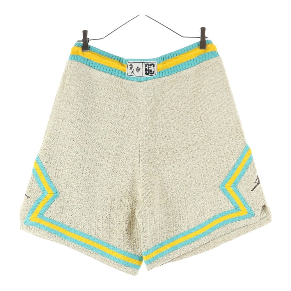 JORDAN BRAND(ジョーダンブランド) ロゴ刺繍 アクリルハーフパンツ ベージュ FD4242-237