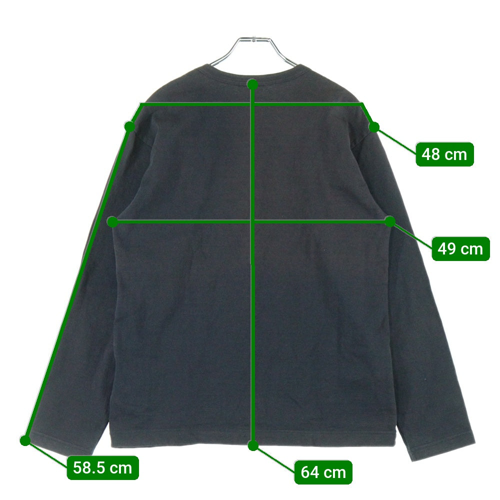 COMME des GARCONS HOMME(コムデギャルソンオム) ロゴプリント クルーネックロングスリーブTシャツ HE-T003 AD2001