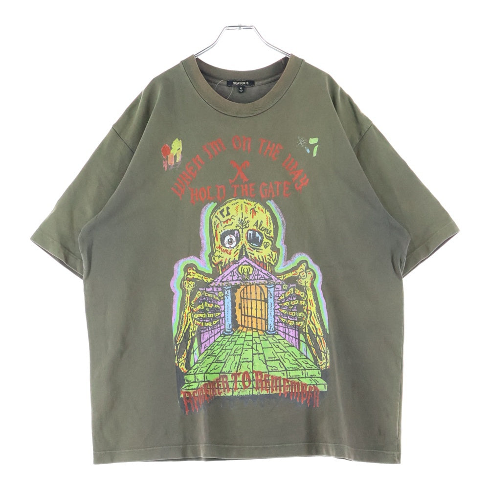 YEEZY SEASON 6(イージーシーズンシックス) XXXtentacion HOLY THE GATE TEE テンタシオン ホーリー・ザ・ゲート クルーネック半袖Tシャツ