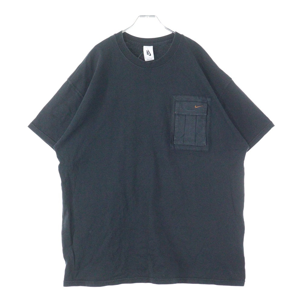 NIKE(ナイキ) 20SS×TRAVIS SCOTT NRG Ag Tee CU0460-010 トラヴィススコット カクタスジャック ポケット半袖Tシャツ カットソー ブラック