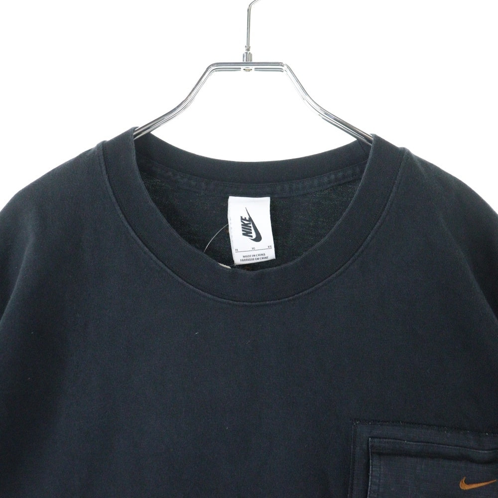 NIKE(ナイキ) 20SS×TRAVIS SCOTT NRG Ag Tee CU0460-010 トラヴィススコット カクタスジャック ポケット半袖Tシャツ カットソー ブラック