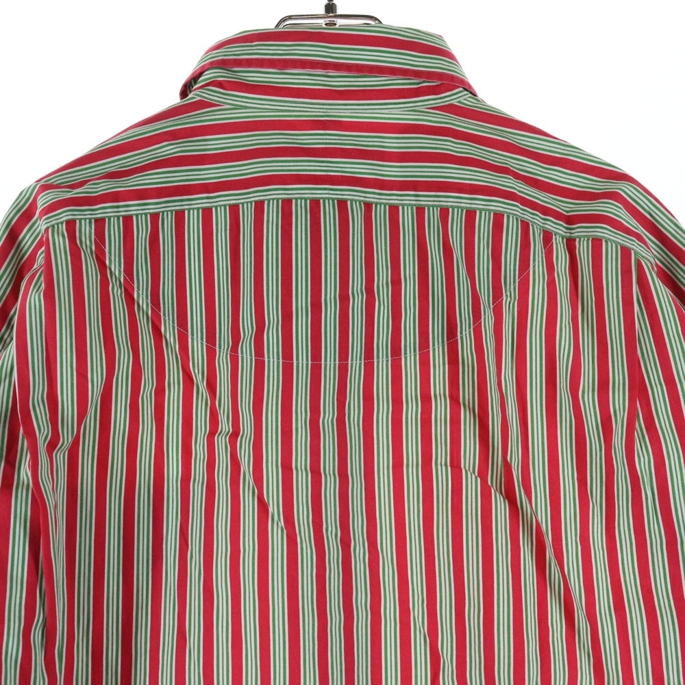 POLO RALPH LAUREN(ポロラルフローレン) ストライプ ボタンダウン 長袖シャツ レッド