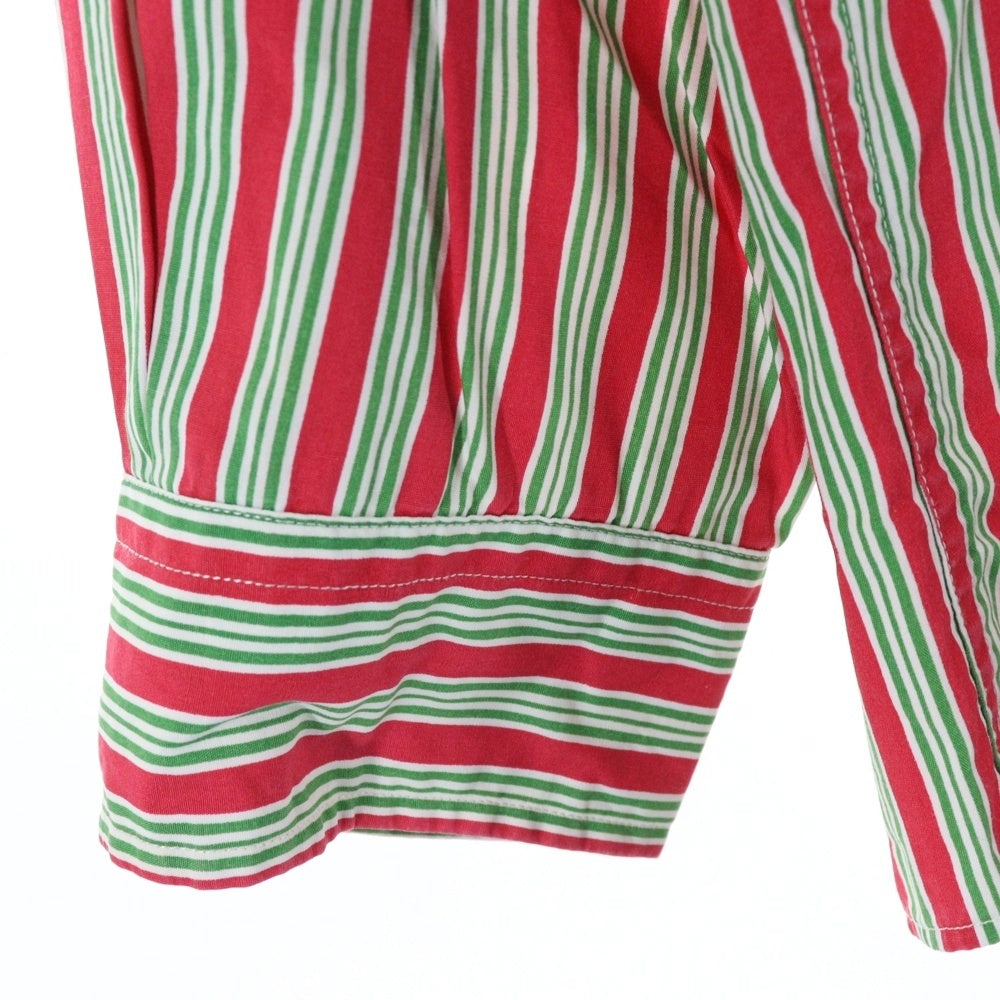 POLO RALPH LAUREN(ポロラルフローレン) ストライプ ボタンダウン 長袖シャツ レッド