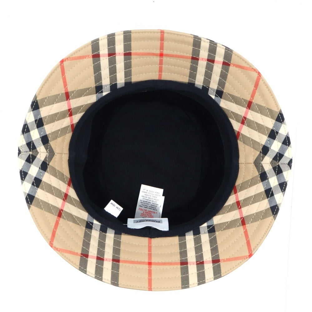 BURBERRY(バーバリー) ノバチェック バケットハット 帽子 ベージュ キッズ