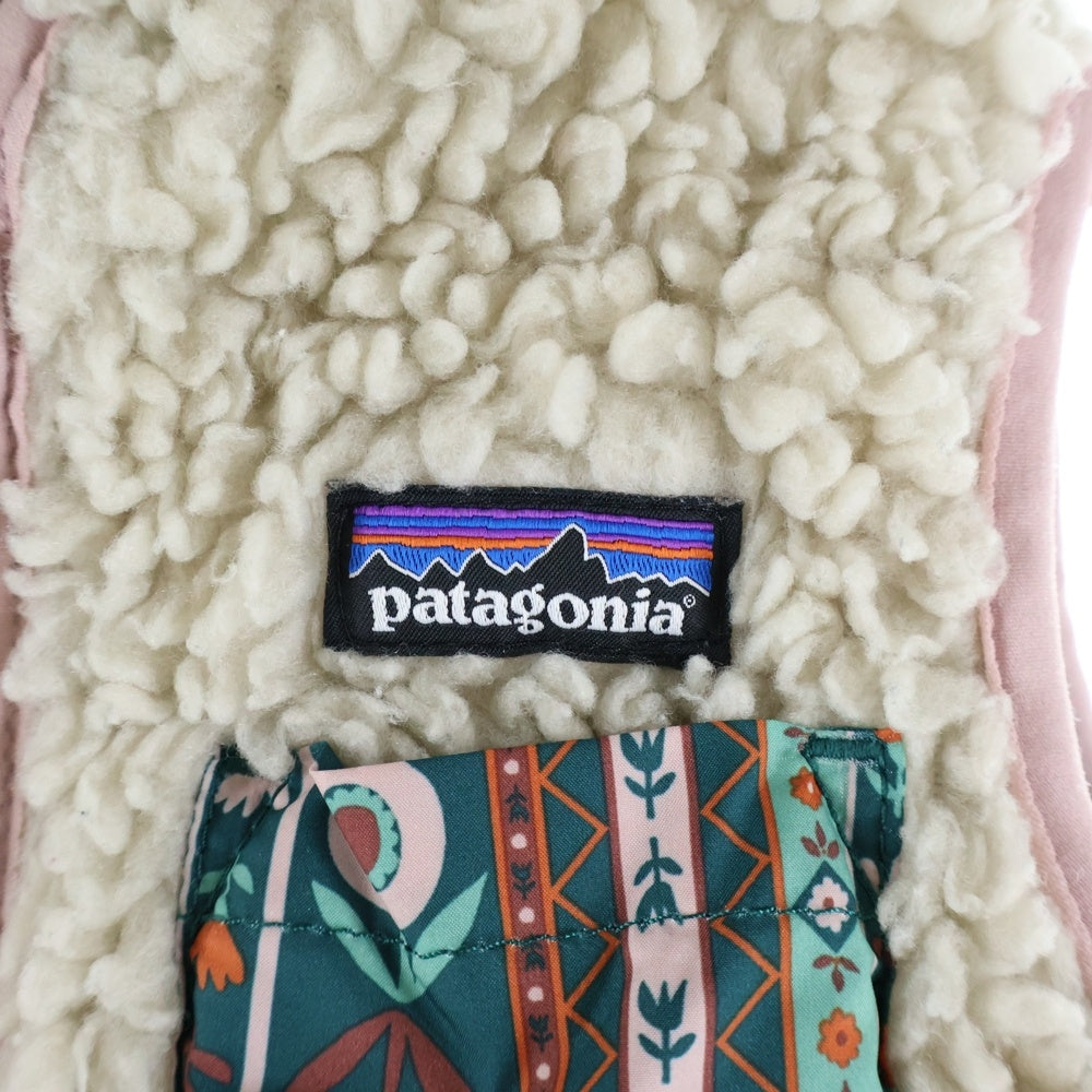 PATAGONIA(パタゴニア) 21AW BABY RETRO X VEST 3T ジップアップボアベスト STY61035FA21 ベージュ キッズ