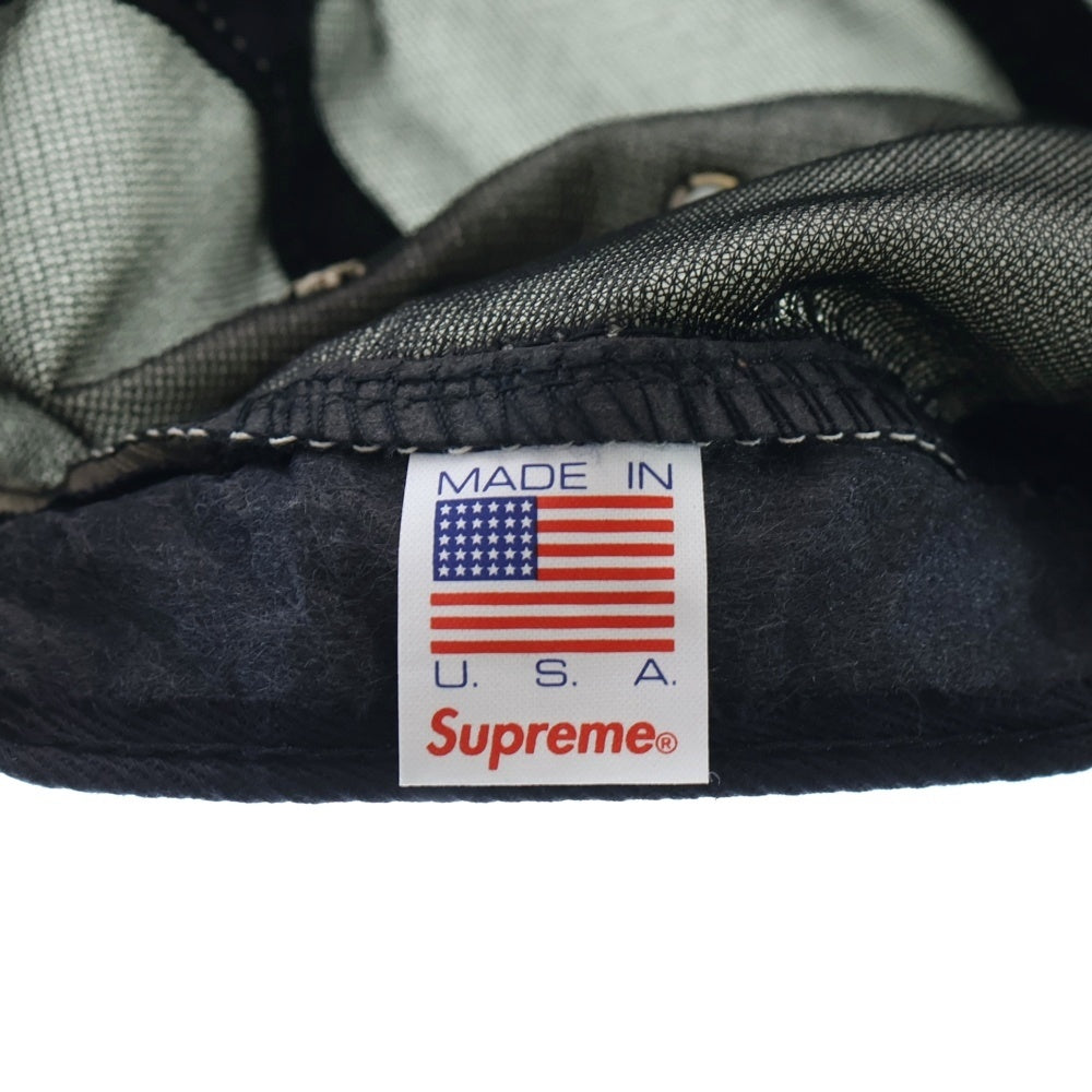 SUPREME(シュプリーム) サイドラバーロゴパッチ ナイロンキャップ ベージュ