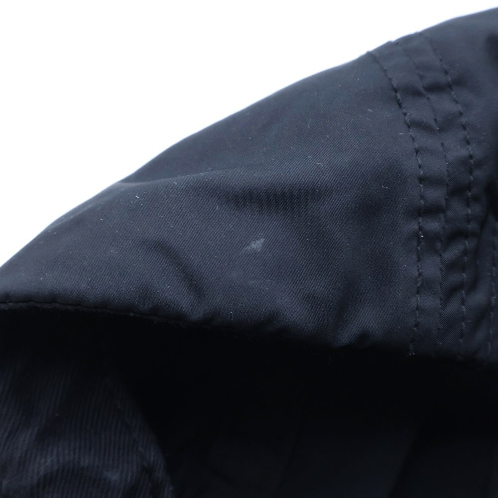 SUPREME(シュプリーム) ロゴパッチ ナイロンストレートキャップ ブラック