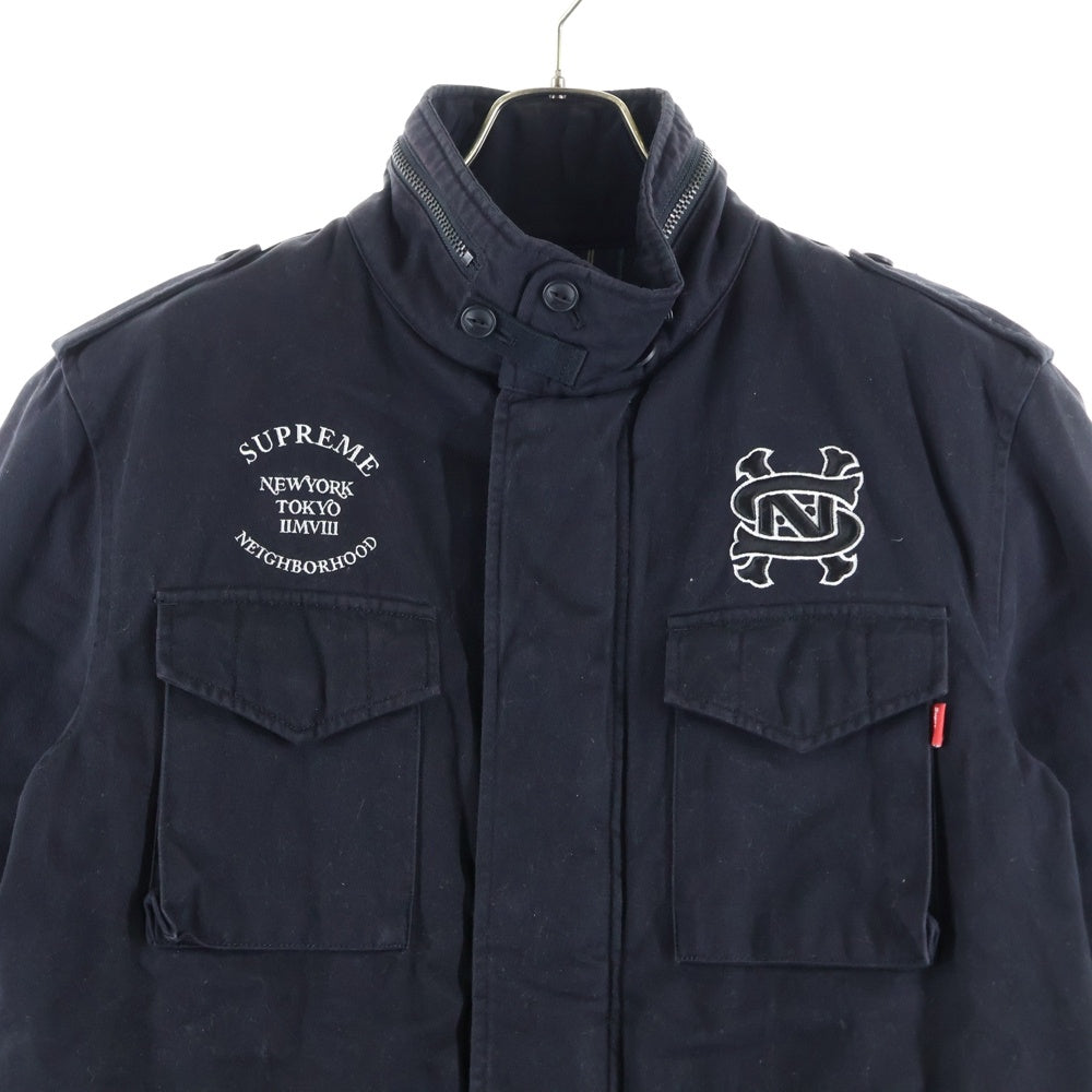 SUPREME(シュプリーム) 07AW ×Neighborhood M-65 ×ネイバーフッド M-65 ミリタリージャケット ブラック