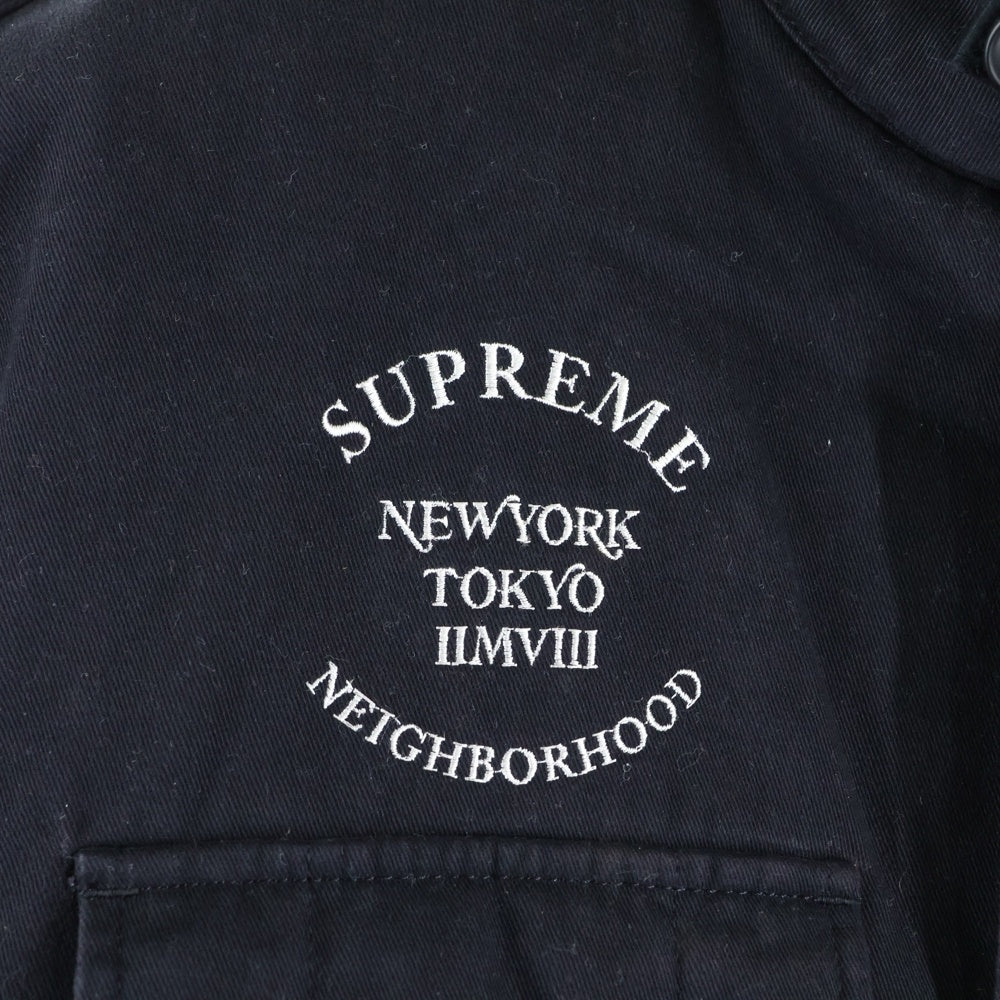 SUPREME(シュプリーム) 07AW ×Neighborhood M-65 ×ネイバーフッド M-65 ミリタリージャケット ブラック