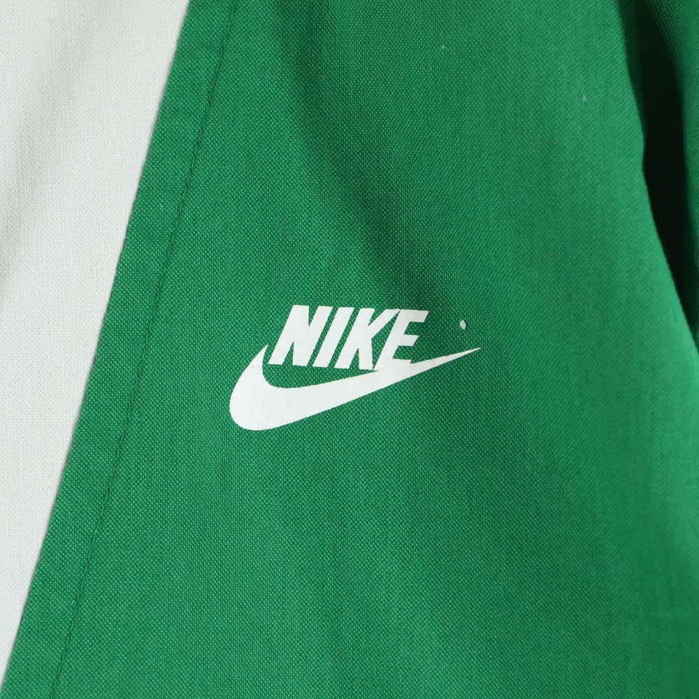 NIKE SB(ナイキエスビー) ×SUPREME Twill Pullover ×シュプリーム ハーフジップ ツイルプルオーバーパーカー 347876-302 グリーン/ホワイト