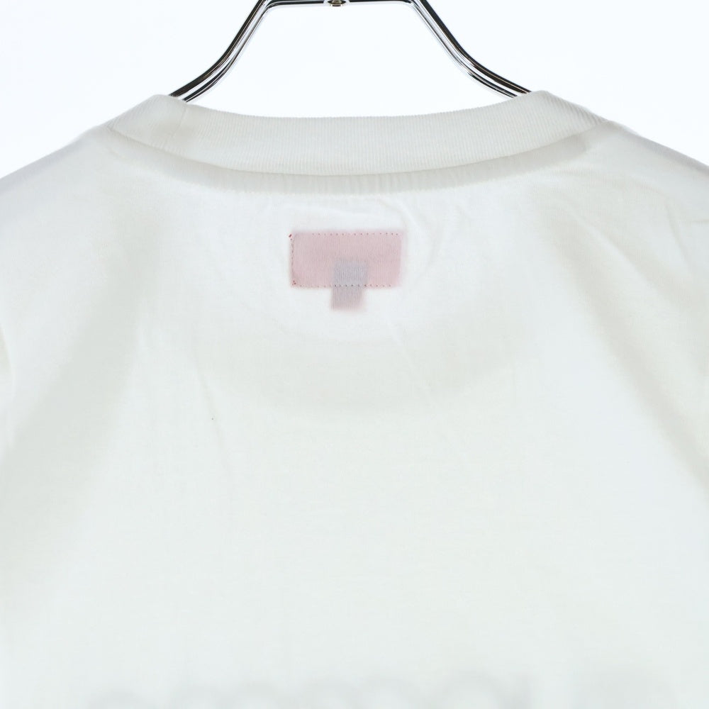 SUPREME(シュプリーム) ロゴ刺繍 クルーネック半袖Tシャツ ホワイト