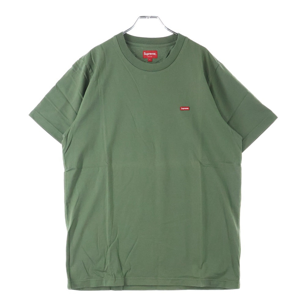 SUPREME(シュプリーム) 19AW Small Box Tee スモールボックスロゴ クルーネック半袖Tシャツ カットソー カーキ