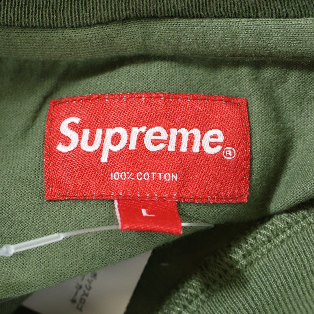 SUPREME(シュプリーム) 19AW Small Box Tee スモールボックスロゴ クルーネック半袖Tシャツ カットソー カーキ