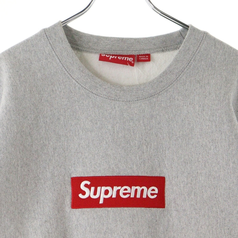 SUPREME(シュプリーム) 15AW Box Logo Crewneck ボックスロゴ クルーネック スウェットトレーナー グレー