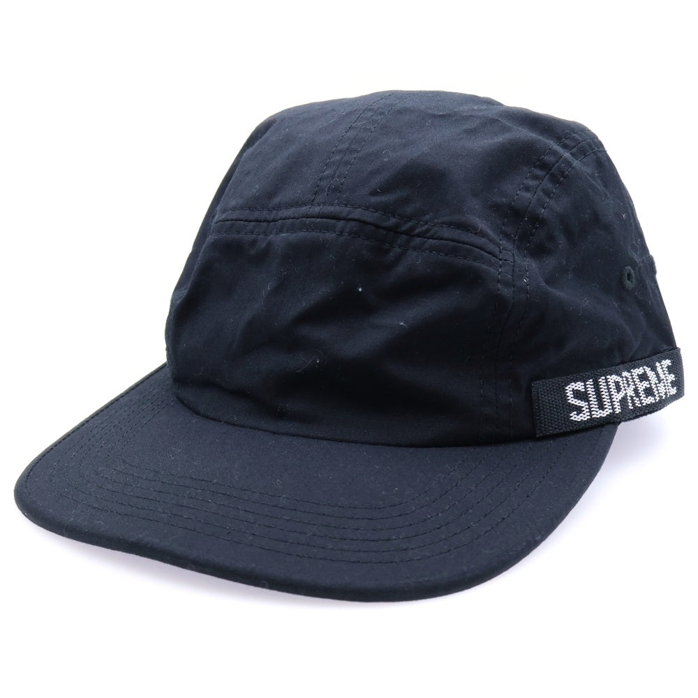 SUPREME(シュプリーム) 16SS Tonal Tape Camp Cap トーナル テープ キャンプ ブラック