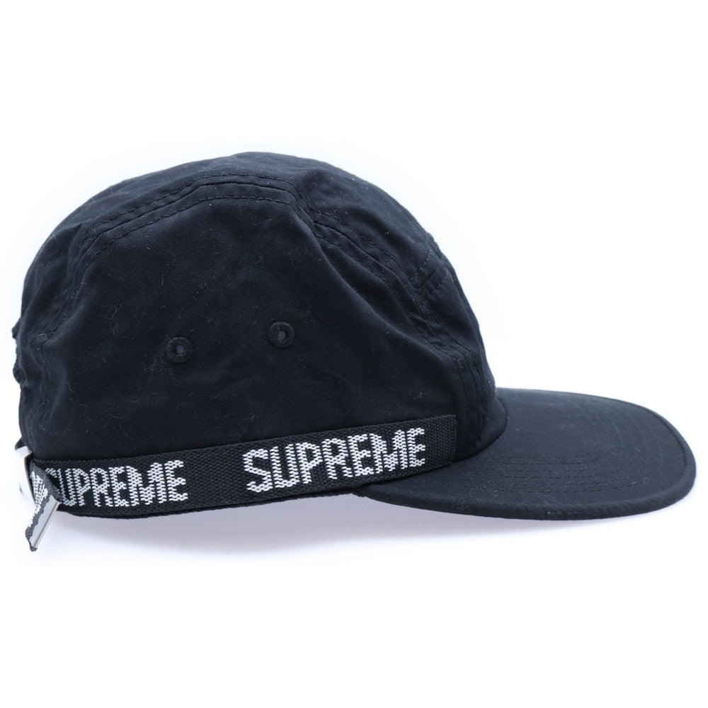 SUPREME(シュプリーム) 16SS Tonal Tape Camp Cap トーナル テープ キャンプ ブラック