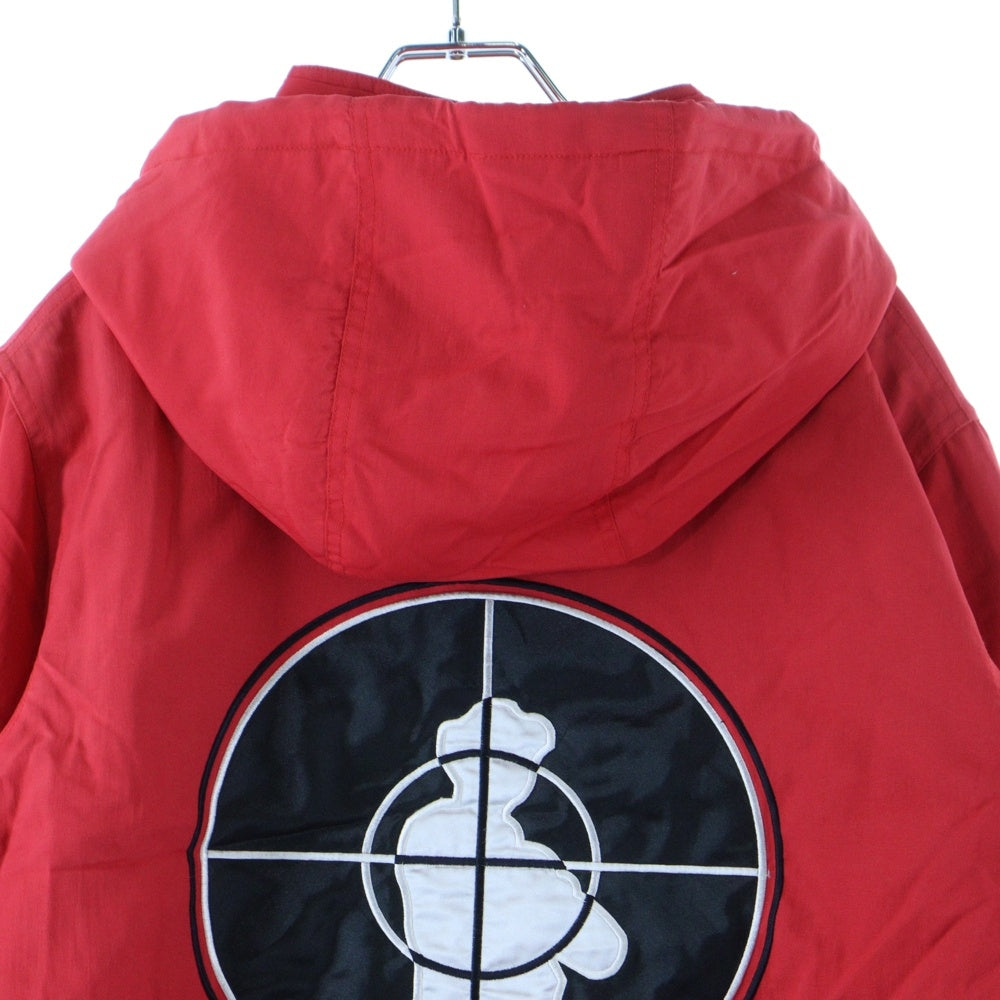 SUPREME(シュプリーム) 06SS ×Public Enemy Starter Jacket ×パブリックエネミー スターター ナイロンジャケット レッド