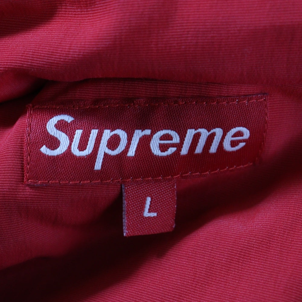 SUPREME(シュプリーム) 06SS ×Public Enemy Starter Jacket ×パブリックエネミー スターター ナイロンジャケット レッド